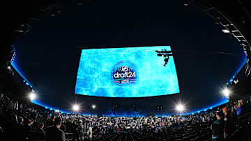 Jun 28, 2024; Las Vegas, Nevada, USA; A general view prior to the first round of the 2024 NHL Draft at The Sphere.