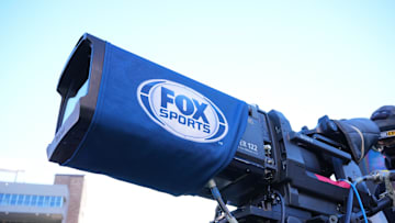 Nov 16, 2024; Boulder, Colorado, USA; General view of a Fox Sports end zone broadcast camera before the game between the Utah Utes against the Colorado Buffaloes at Folsom Field. 