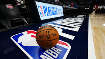 General view inside of Ball Arena before the game between the LA Clippers against the Denver Nuggets during game seven of first round for the 2025 NBA Playoffs. 