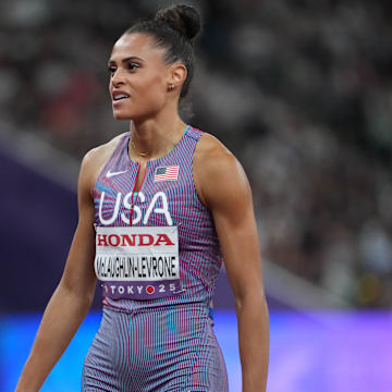 Sydney McLaughlin-Levrone bettered her phenomenal semifinal time in the 400-meter final Thursday.