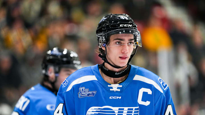 Jake O'Brien at the OHL Top Prospects Game