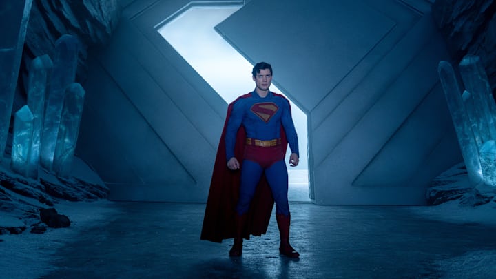 DAVID CORENSWET as Superman in DC Studios’ and Warner Bros. Pictures’ “SUPERMAN,” a Warner Bros. Pictures release. Photo Credit: Jessica Miglio. Copyright: © 2025 Warner Bros. Ent. All Rights Reserved. TM & © DC
