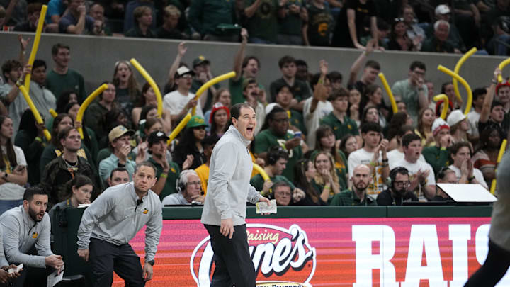 Baylor Bears head coach Scott Drew 