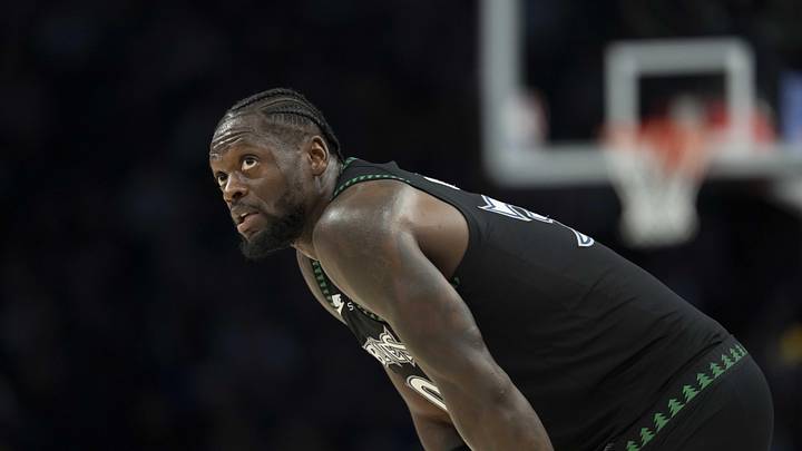 Mar 5, 2026; Minneapolis, Minnesota, USA; Minnesota Timberwolves forward Julius Randle (30) looks on against the Toronto Raptors in the second half at Target Center. Mandatory Credit: Jesse Johnson-Imagn Images