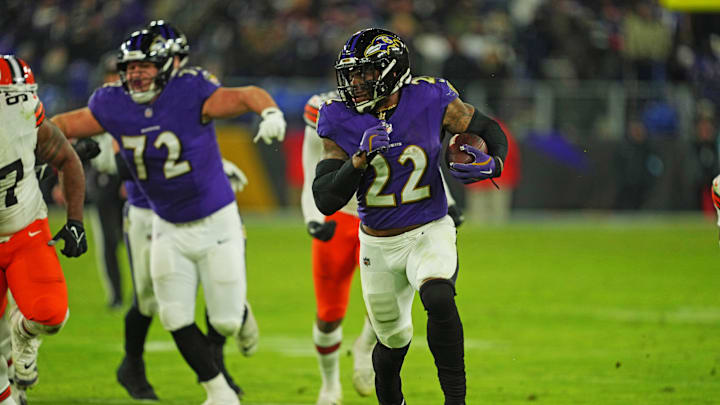 Baltimore Ravens running back Derrick Henry Baltimore Ravens running back Derrick Henry