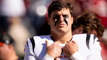 Cincinnati Bengals defensive end Trey Hendrickson (91) looks on before the NFL game between the Cincinnati Bengals and the San Francisco 49ers at Levi Stadium in Santa Clara, Calif., on Sunday, Oct 29, 2023.