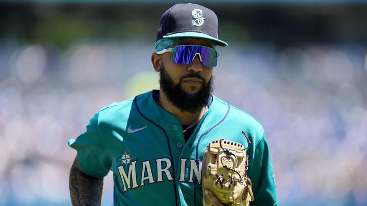 Seattle Mariners shortstop J.P. Crawford wears the team's alternate road uniform.