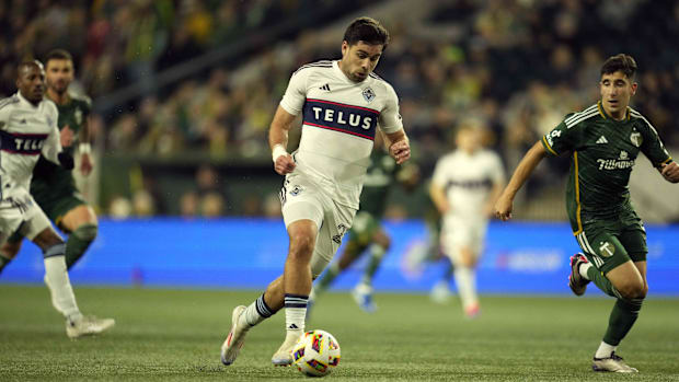 Vancouver Whitecaps FC forward Brian White.