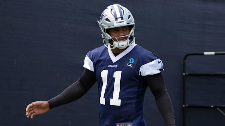 Dallas Cowboys star Micah Parsons did not participate in practice Thursday following his recent trade request. 