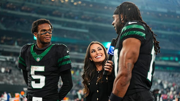 Garrett Wilson and Davante Adams