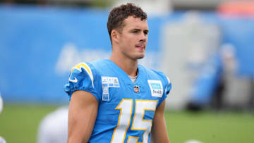 Chargers WR Ladd McConkey during training camp