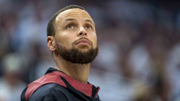 Stephen Curry strained his left hamstring in Golden State's 99-88 Game 1 victory against Minnesota.