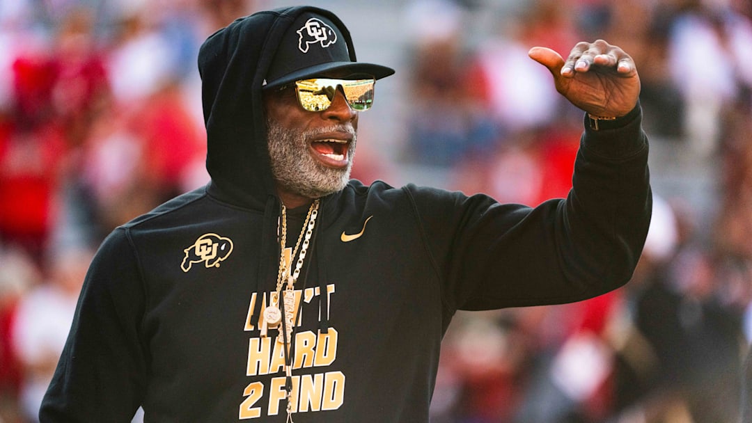 Sep 7, 2024; Lincoln, Nebraska, USA; Colorado Buffaloes head coach Deion Sanders