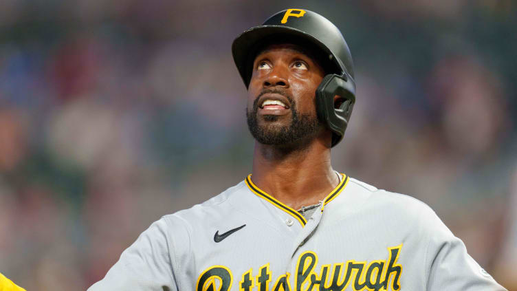 Aug 19, 2023; Minneapolis, Minnesota, USA; Pittsburgh Pirates designated hitter Andrew McCutchen