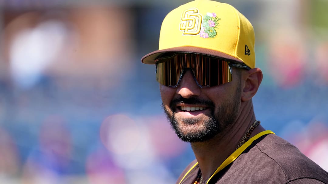 San Diego Padres outfielder Nick Castellanos.
