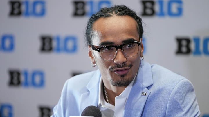 Nico Iamaleava faced the media for the first time since leaving Tennessee for UCLA amid a reported NIL dispute.