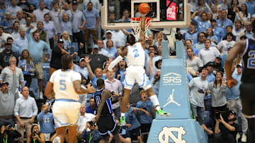 UNC basketball guard Caleb Love