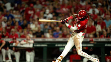 Cincinnati Reds shortstop Elly De La Cruz has 21 home runs on the season. 