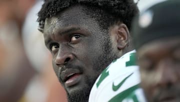 Green Bay Packers offensive tackle Anthony Belton (71) is shown during the fourth quarter of their preseason game Saturday, August 23, 2025 at Lambeau Field in Green Bay, Wisconsin. The Green Bay Packers beat the Seattle Seahawks 20-7.