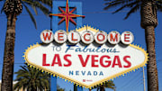 Nov 26, 2023; Paradise, Nevada, USA; The Welcome to Fabulous Las Vegas sign on the Las Vegas strip. Mandatory Credit: Kirby Lee-Imagn Images