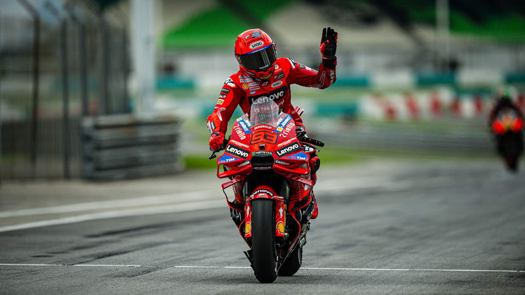Marc Marquez (Ducati Lenovo Team) continues to Dominate Sprint races in MotoGP 2025. Marc Marquez (Ducati Lenovo Team) continues to Dominate Sprint races in MotoGP 2025.