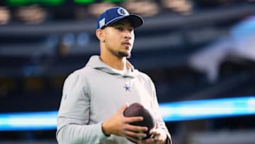 Dallas Cowboys quarterback Trey Lance