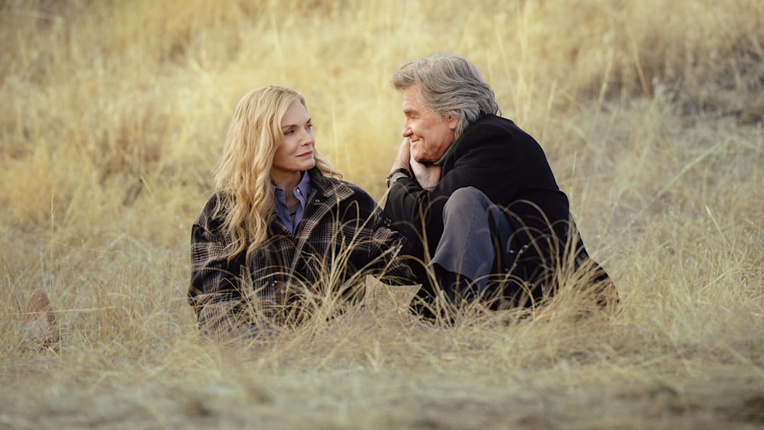 L-R Michelle Pfeiffer as Stacy Clyburn and Kurt Russell as Preston Clyburn in the Paramount+ series The Madison. Photo Credit: Chris Saunders/Paramount+
