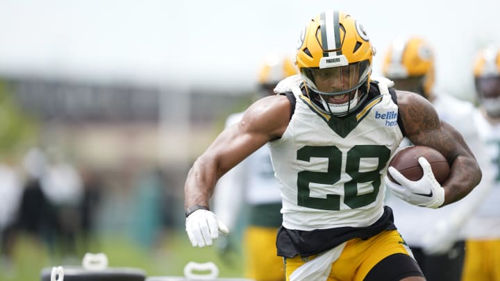 Green Bay Packers running back AJ Dillon