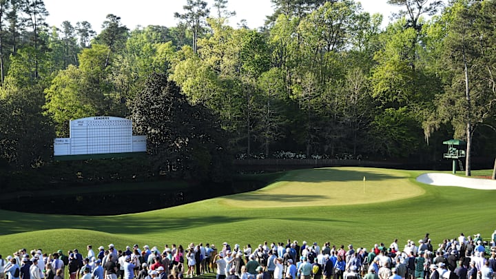 Officials from Augusta National Golf Club, pictured during a 2024 Masters practice round, are assessing damage from Hurricane Helene.