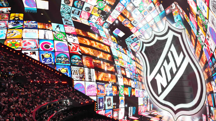 Jun 28, 2024; Las Vegas, Nevada, USA; A general view in the first round of the 2024 NHL Draft at The Sphere. Mandatory Credit: Joe Camporeale-Imagn Images
