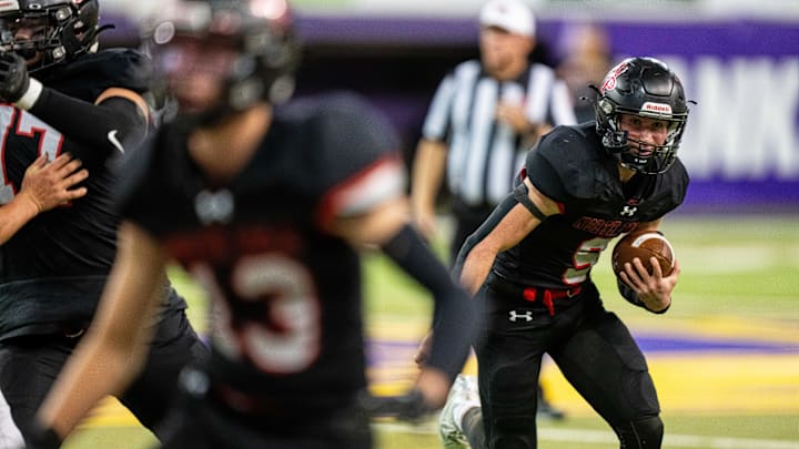 Nathan Feldmann led North Polk to the Class 4A state title Thursday night over Pella. Nathan Feldmann led North Polk to the Class 4A state title Thursday night over Pella.
