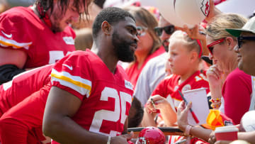 Kansas City Chiefs running back Clyde Edwards-Helaire