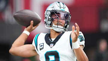 Carolina Panthers quarterback Bryce Young