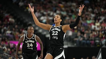Las Vegas Aces center A'ja Wilson is a great prop target on Wednesday.