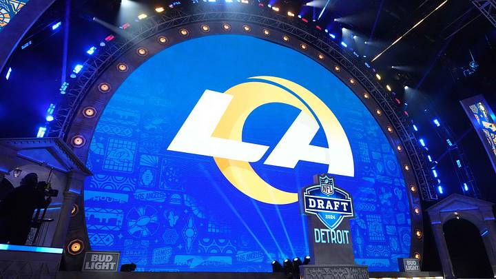 LA Rams Draft. Mandatory Credit: Kirby Lee-Imagn Images