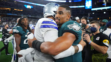 Jalen Hurts, Philadelphia Eagles, Dak Prescott, Dallas Cowboys