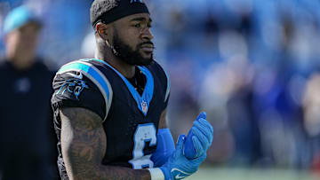 Carolina Panthers running back Miles Sanders
