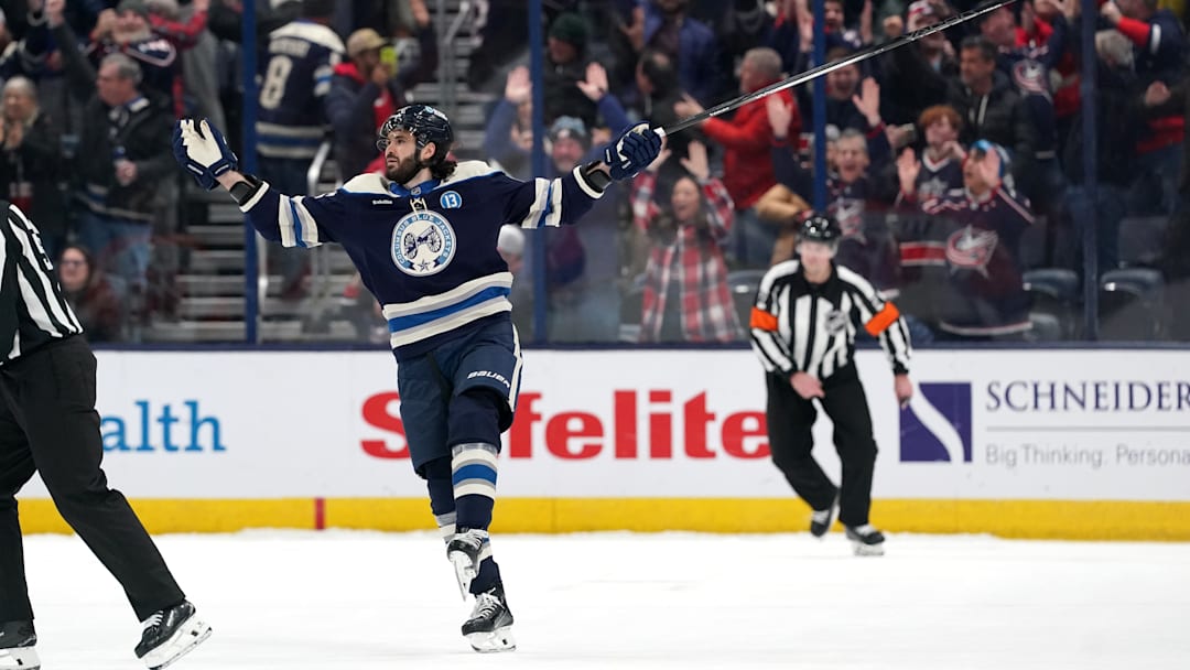 Kirill Marchenko will look to drive the offense for the Blue Jackets again this season.