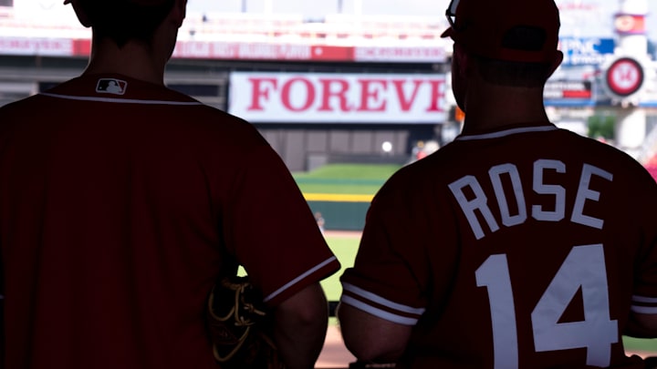 Both the Cincinnati Reds and Western Hills High School Mustangs honored the Hit King this week. Both the Cincinnati Reds and Western Hills High School Mustangs honored the Hit King this week.