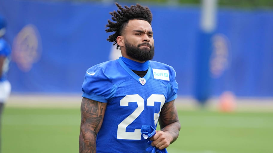 Los Angeles Rams running back Kyren Williams doesn't intend to hold out from training camp. | Kirby Lee-Imagn Images