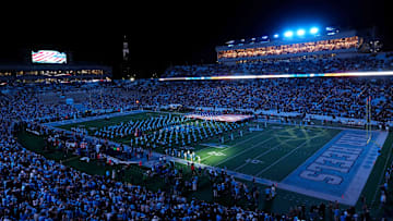 Nov 16, 2024; Chapel Hill, North Carolina, USA; An overall view of the field before the game at Kenan Memorial Stadium. Mandatory Credit: Bob Donnan-Imagn Images