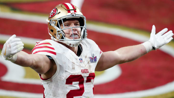 Christian McCaffrey has the top ADP in fantasy football in 2024.