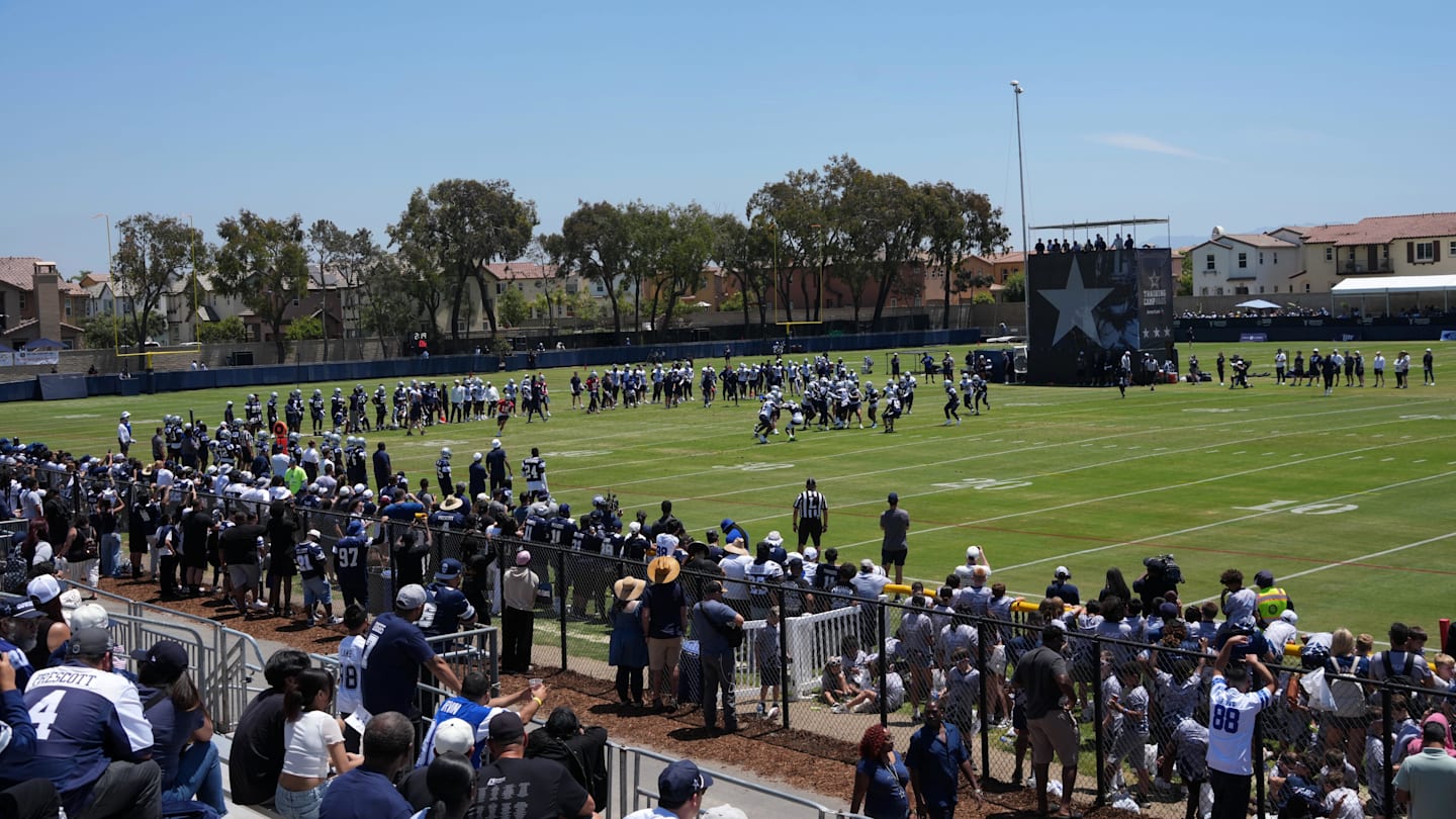 Dallas Cowboys #39 Jaydon Blue stands out with #39 best catch of camp #39 in