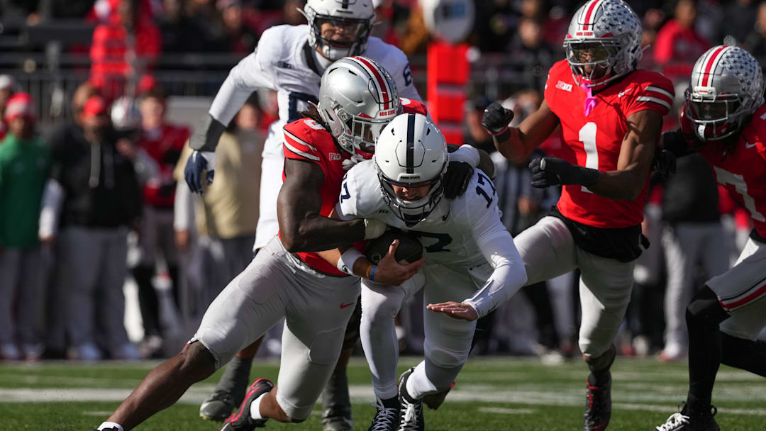 Two Ohio State defenders were called out by name, even after the Buckeyes beat Penn State at the "Shoe" in Week 10