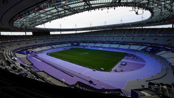 Paris track and field venue view