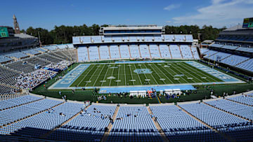 Sep 13, 2025; Chapel Hill, North Carolina, USA; An overall view of the field before the game at Kenan Stadium. Mandatory Credit: Bob Donnan-Imagn Images