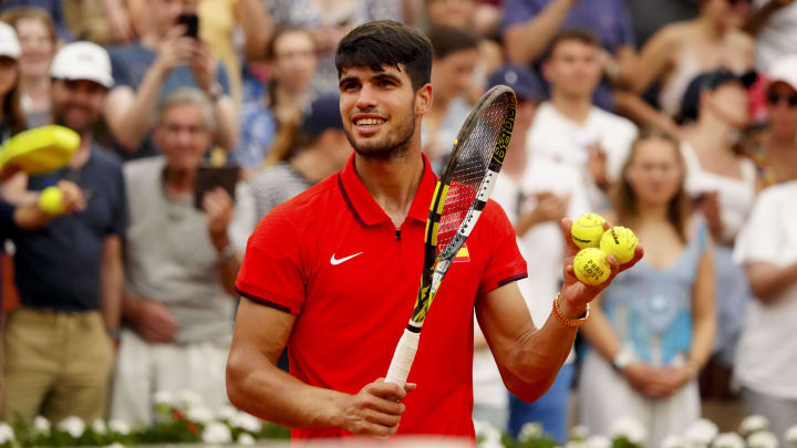 Carlos Alcaraz advanced to the Olympic semifinals.