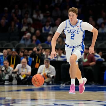 Cooper Flagg averaged 18.9 points, 7.5 rebounds and 4.1 assists per game during the 2024-25 season for Duke.