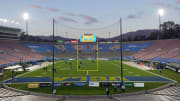 Nov 25, 2023; Pasadena, California, USA; A general overall view of the Rose Bowl.