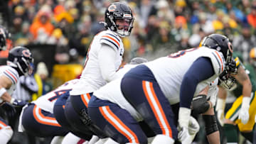 Chicago Bears quarterback Caleb Williams (18) during the game against the Chicago Bears at Lambeau Field.